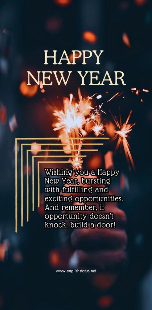 Happy new Year Quotes English Status